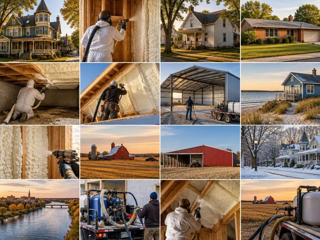 Spray Foam Insulation in Bay City, MI